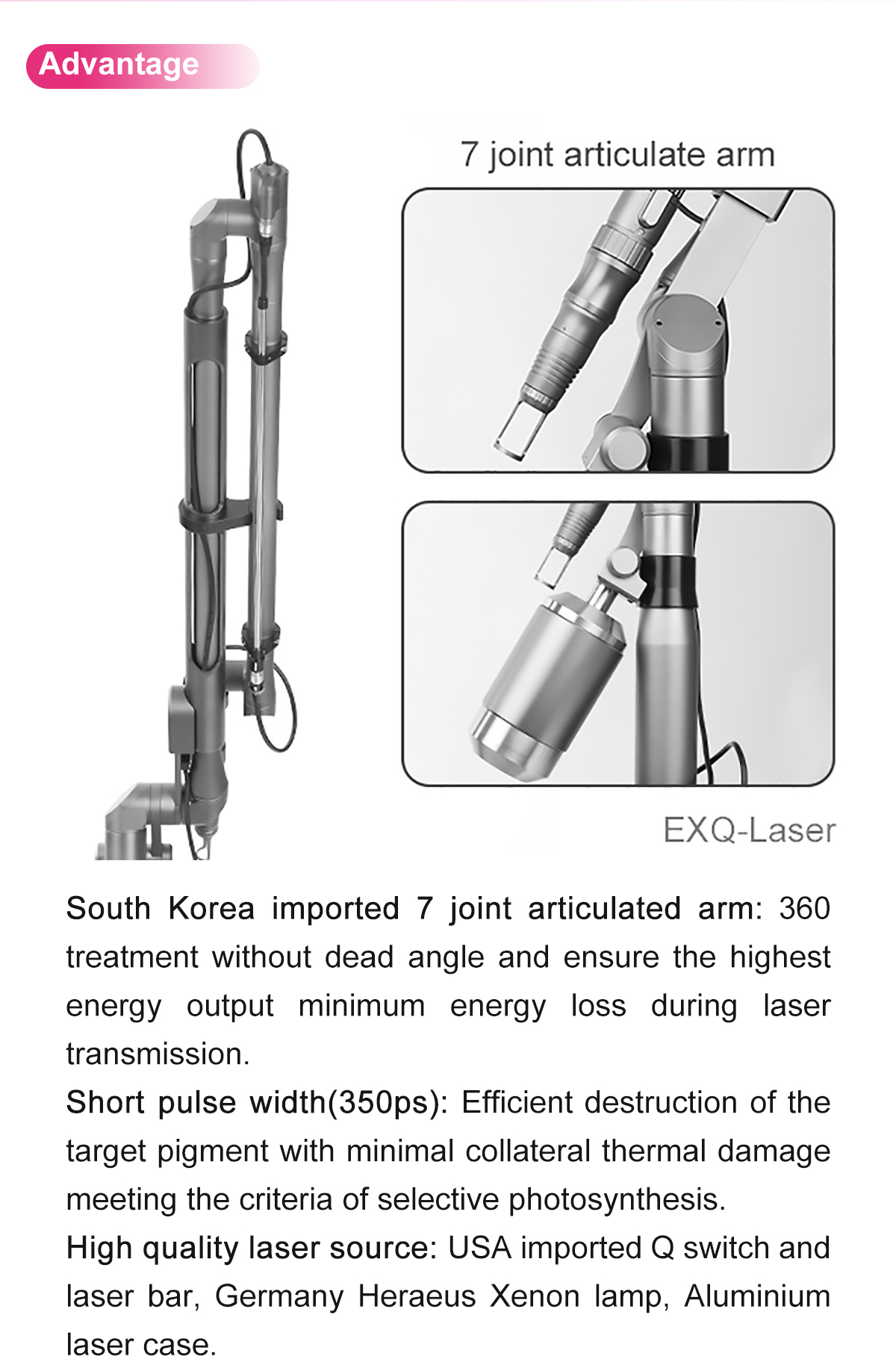 picosecond ND: YAG laser