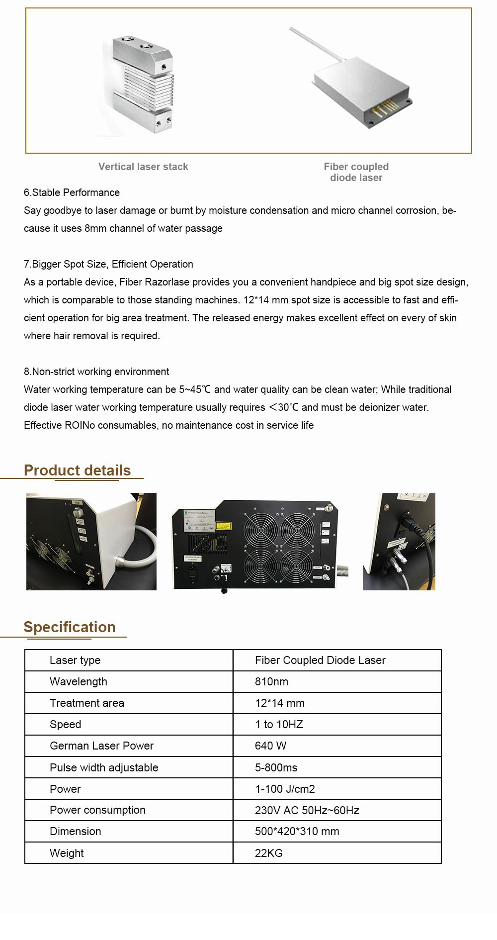 810nm Fiber Coupled Diode Laser 810nm Fiber Coupled Diode Laser