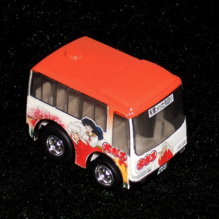 Inuyasha official mini bus inertia rebound toy car