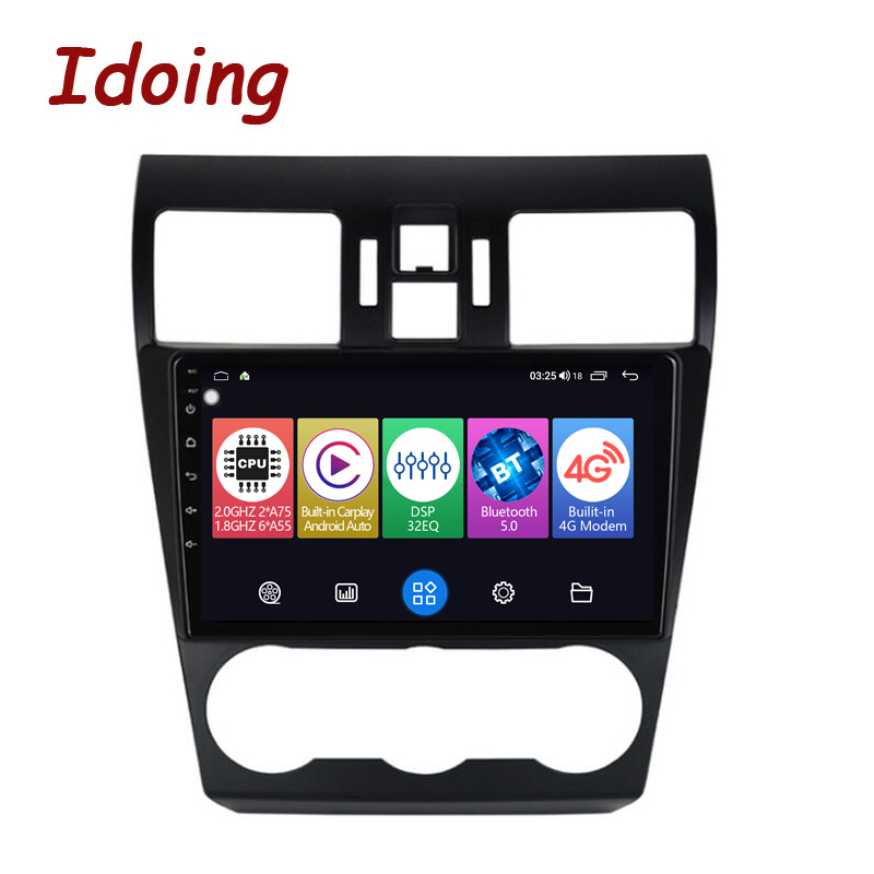 Idoing 9"Android Car Radio For Subaru WRX 2012-2015 Forester Impreza 4 SJ xv GPS Navigation Carplay Auto Head Unit Plug And Play