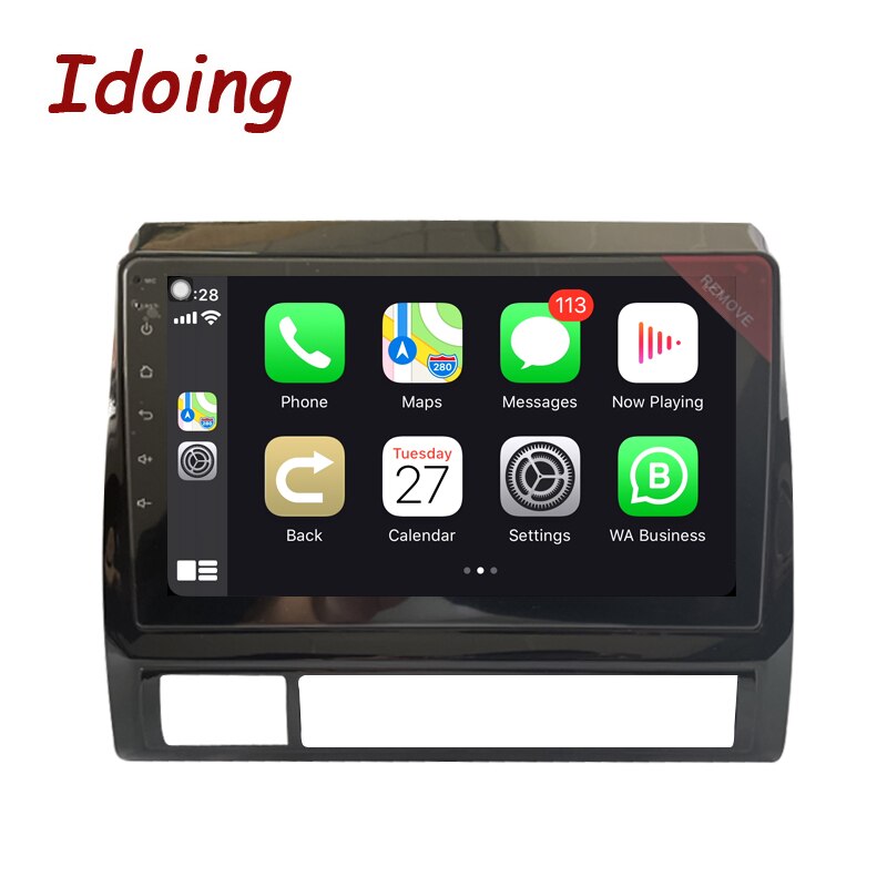 Idoing 9inch Android Auto Carplay Car Radio Multimedia GPS Player For Toyota Tacoma 2 N200 Hilux 2005-2015 Head Unit Plug And Play