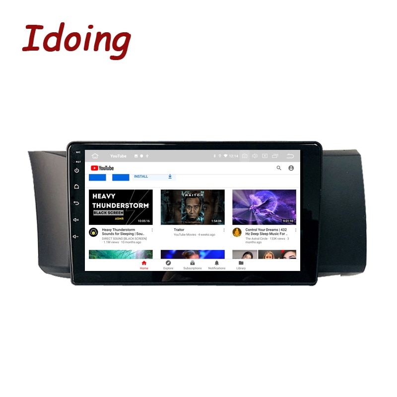 Idoing 9inch Android 12 Radio Head Unit For Subaru BRZ/Scion FRS/Toyota-GT86 Car Multimedia Player Navigation GPS Plug And Play DSP