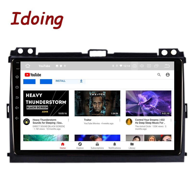 Idoing 9"Android Auto Car Radio Player For Toyota-Land Cruiser Prado 3 J120 2004-2009 GPS DSP Navigation Head Unit Plug And Play