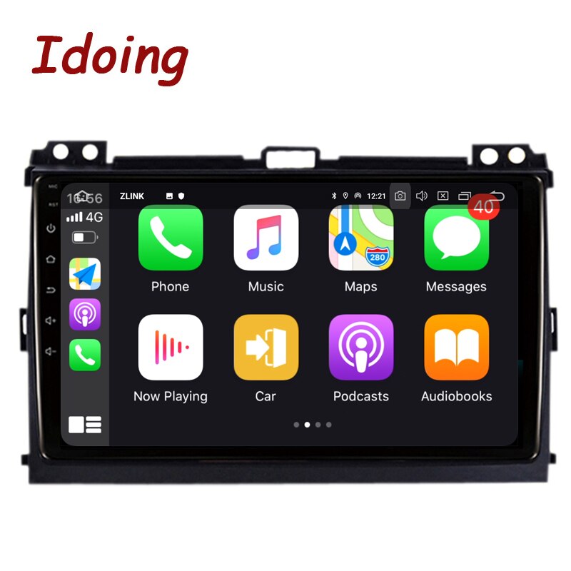 Idoing 9 inch Android Auto Car Radio Player For Toyota-Land Cruiser Prado 3 J120 2004-2009 GPS DSP Navigation Head Unit Plug And Play