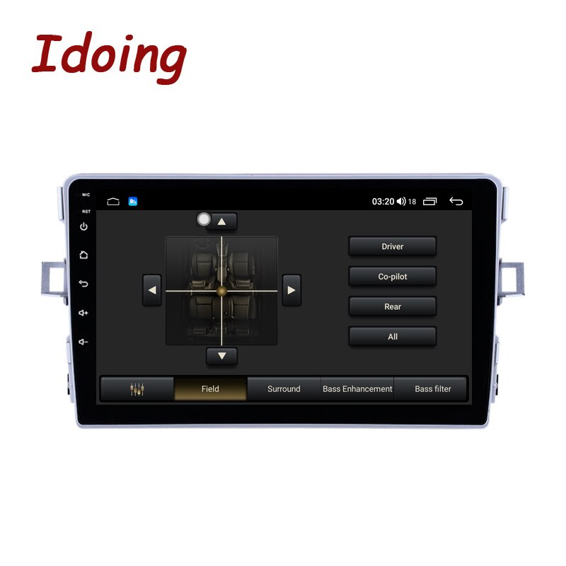 Idoing 9 INCH Android Auto Carplay Car Stereo DSP Radio Player For  Toyota Verso R20 2009-2018 GPS Navigation Head Unit Plug And Play