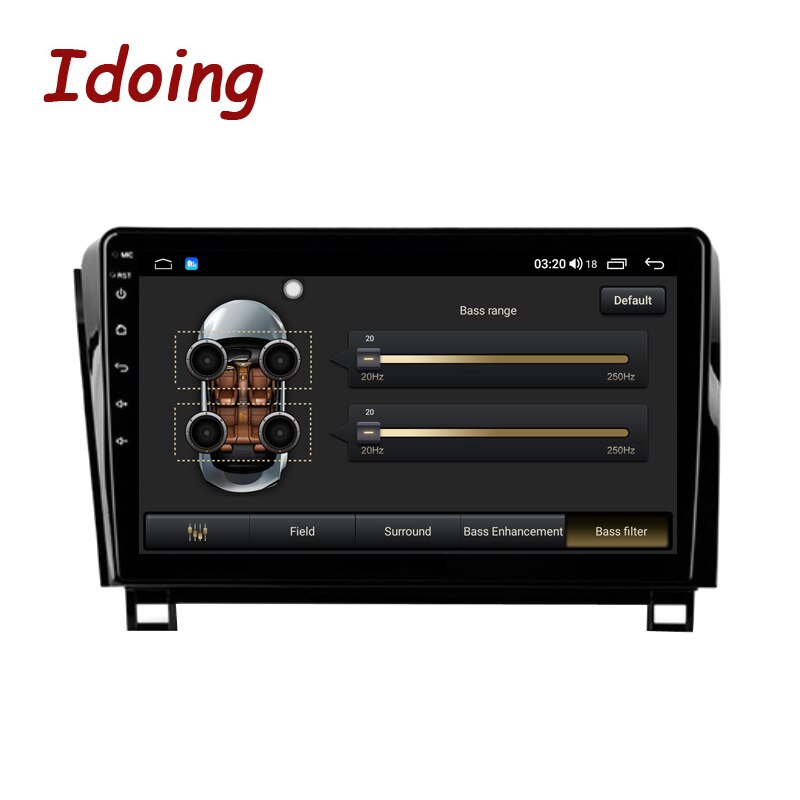 Idoing 10.2 inch Android Car Radio Player For Toyota Tundra XK50 2007-2013 Sequoia XK60 2008-2017 GPS Navigation Head Unit Plug And Play