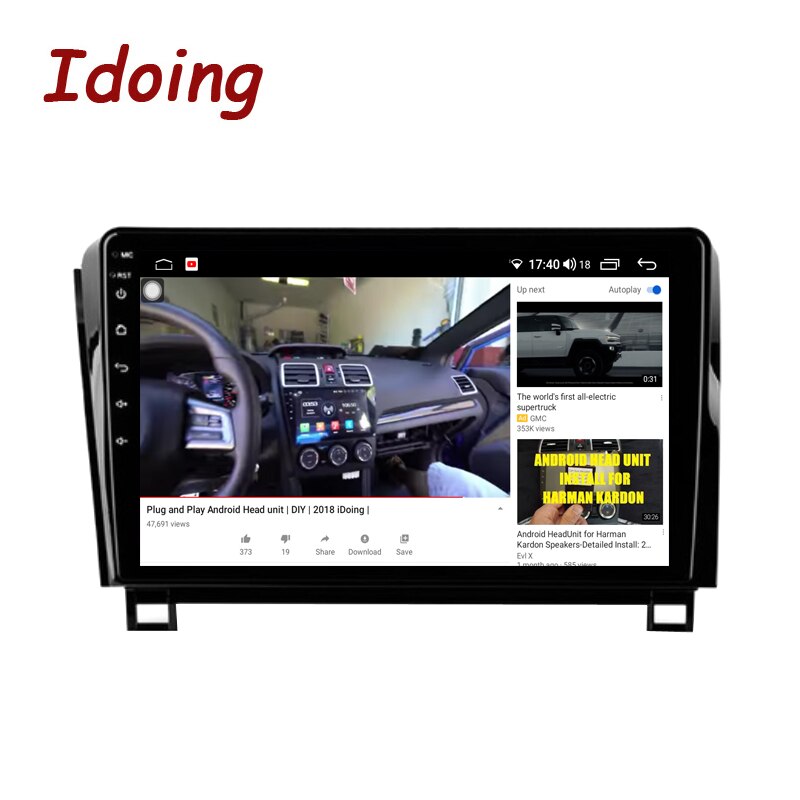 Idoing 10.2 inch Android Car Radio Player For Toyota Tundra XK50 2007-2013 Sequoia XK60 2008-2017 GPS Navigation Head Unit Plug And Play