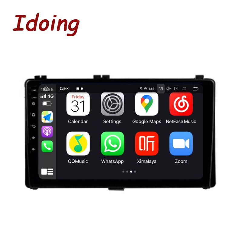Idoing 9INCH Car Android Audio Radio Multimedia Player For Toyota Corolla 11 Auris E180 2017 2018 GPS Navigation Bluetooth Head Unit