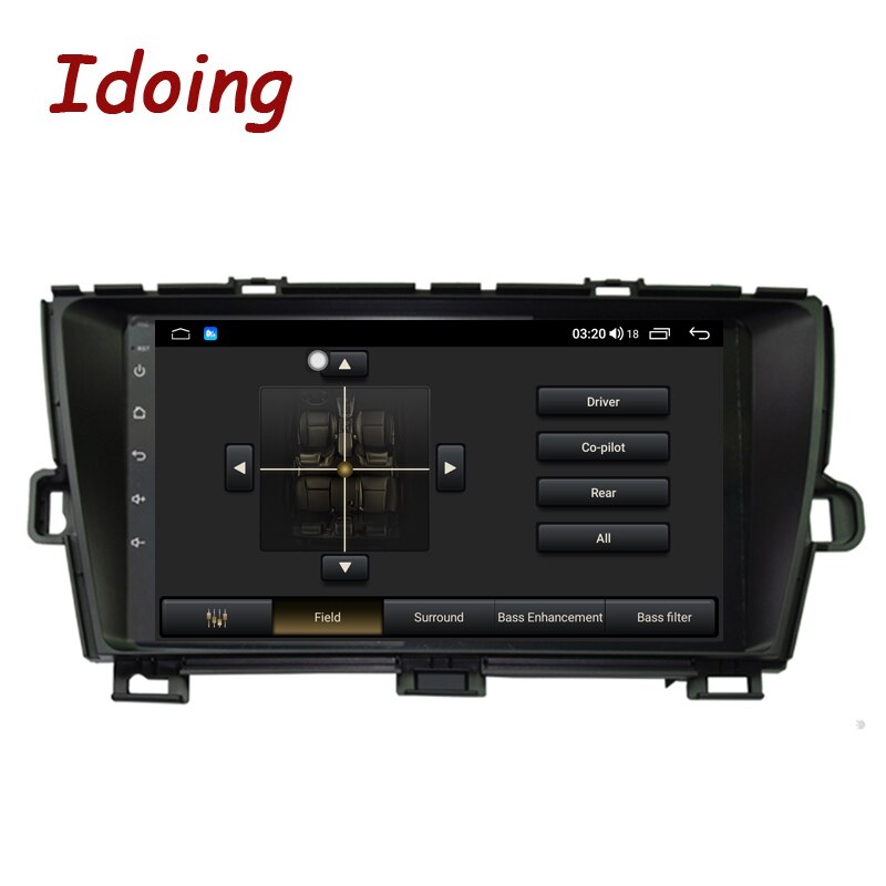 Idoing 9 inch Car GPS Navigation Radio Multimedia Player For Toyota Prius XW30 2009-2015 Android Auto Carplay Head Unit Plug And Play