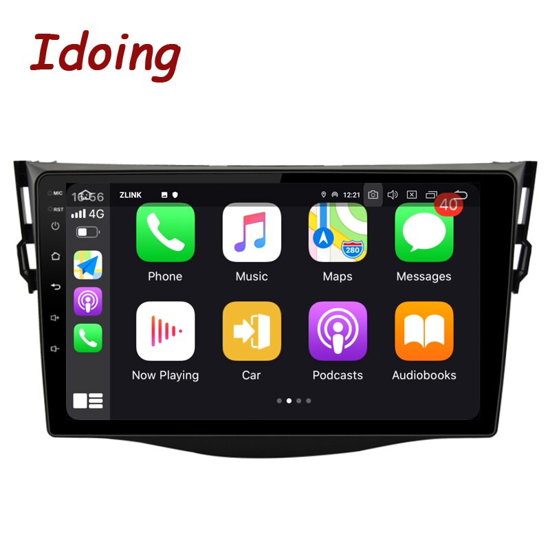 Idoing 9 inch Car Video Players For Toyota RAV4 3 XA30 2005-2013 GPS Navigation Carplay Android Auto Head Unit Plug And Play Stereo