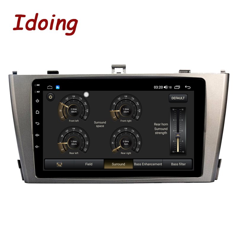 Idoing Android Auto Head Unit Plug And Play Car Radio Player For Toyota Avensis 2008-2015 GPS Navigation Carplay Car Stereo DSP