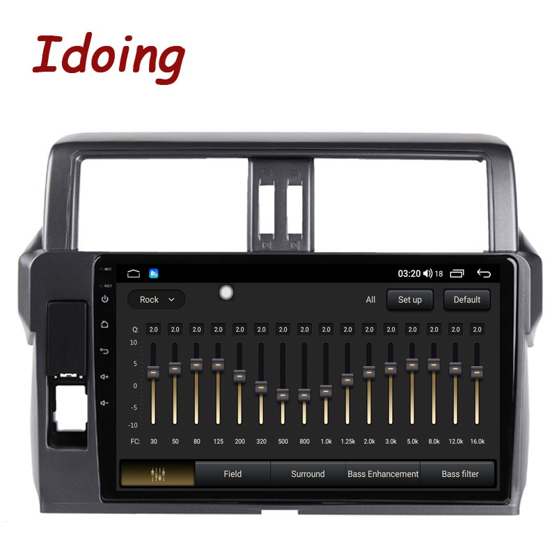 Idoing Android Car Stereo Radio Media Player For Toyota LAND CRUISER PRADO 150 2013-2017 GPS Navigation Head Unit Plug And Play