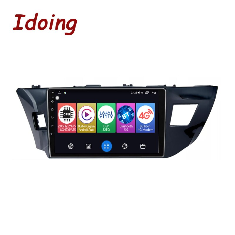 Idoing Android Radio Head Unit For Toyota Corolla 11 2012-2016 E170 E180Car Multimedia Video Player Navigation GPS Plug And Play