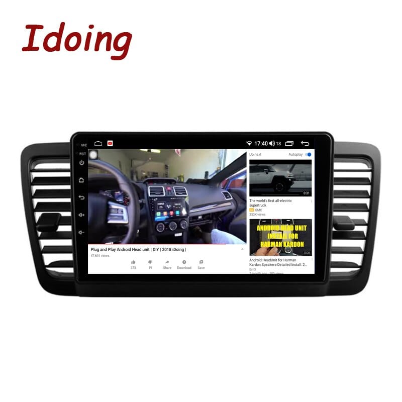Idoing Android10Car Radio Multimedia Video Player Navigation GPS For Subaru Outback 3 Legacy 4 2003-2009 Head Unit Plug And Play