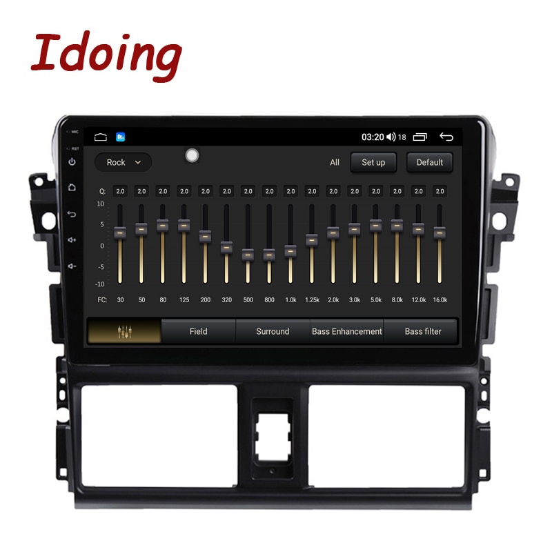 Idoing Carplay Android Auto Car Radio Multimedia Player For Toyota Vios XP150 2013-2020 GPS Navigation Head Unit Plug And Play