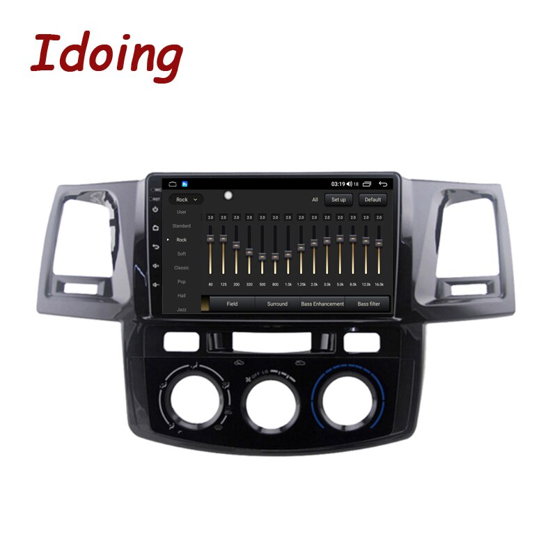 Idoing 9 INCH Android Car Radio Audio Multimedia Player For TOYOTA HILUX TUNER VIGO 2007-2015 GPS Navigation Head Unit Plug And Play