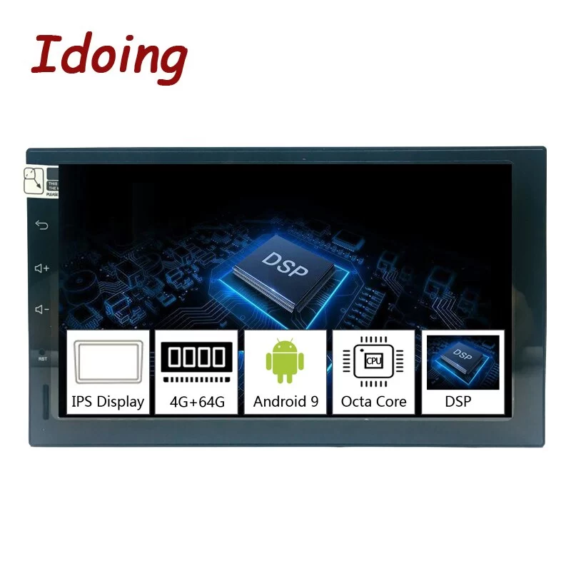 Idoing 2Din Android 7inch PX5 4G+64G Octa Core Universal Car GPS DSP DVD Radio Multimedia Player IPS screen Video Navigation