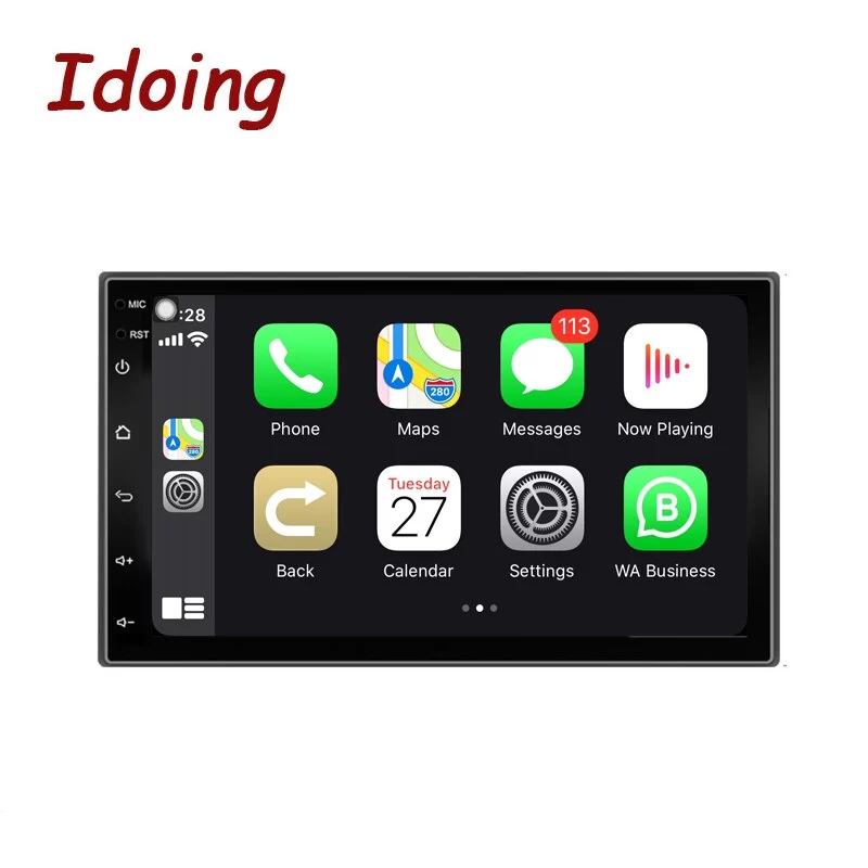 Idoing 7inch 2Din Car Multimedia Player Android Video Head Unit For Universal Car Radio Player 4G+64G 2.5D IPS Built-in 4G Modem