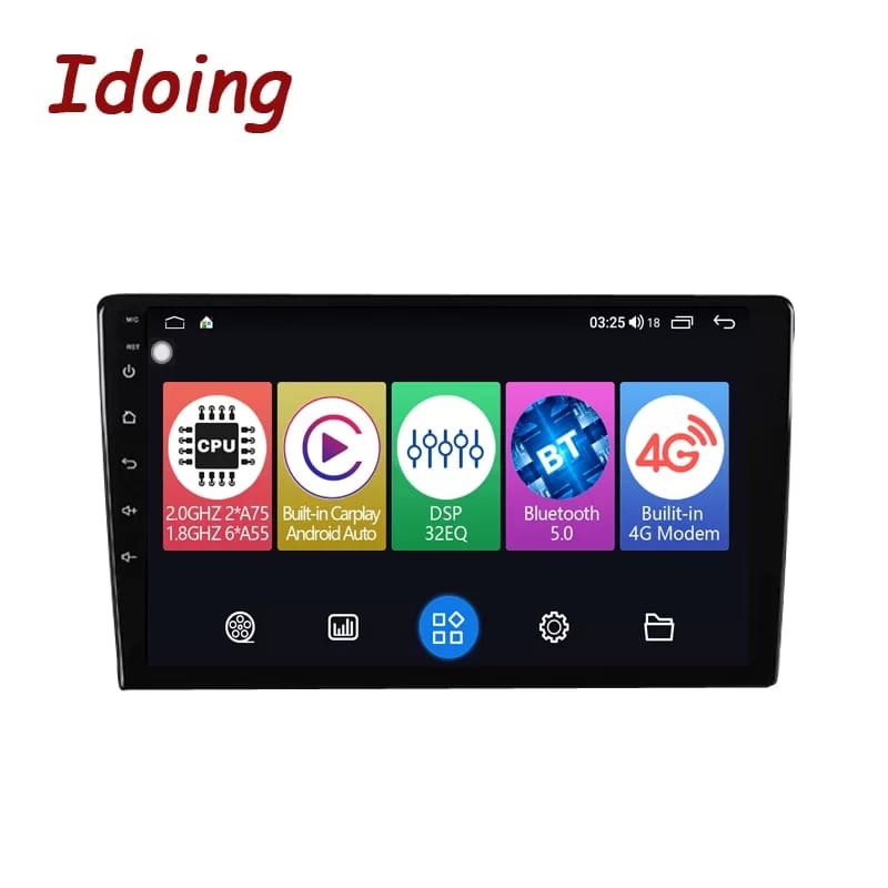 Idoing Android Audio Radio Multimedia Player For Universal Car Radio Player Head Unit GPS Navigation Carplay Auto No 2 Din DVD