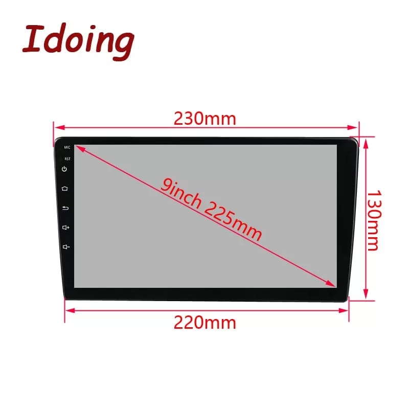Idoing Android Audio Radio Multimedia Player For Universal Car Radio Player Head Unit GPS Navigation Carplay Auto No 2 Din DVD