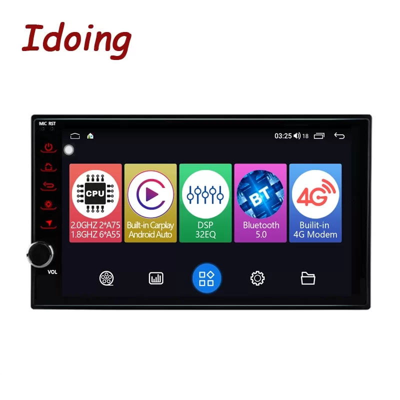 Idoing 6G+128G Car Head Unit Plug And Player Android Din For Nissan Almera