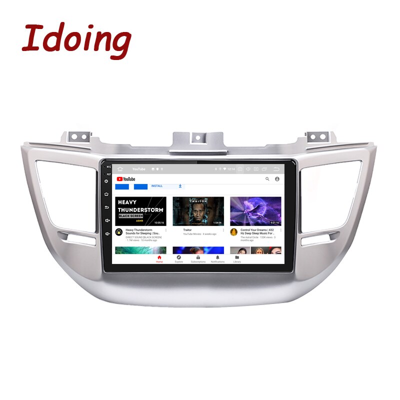 Idoing 9inch Android Auto Head Unit Plug And Play For Hyundai-Tucson 3 IX35 2009 GPS Navigation Car Intelligent System Video Players