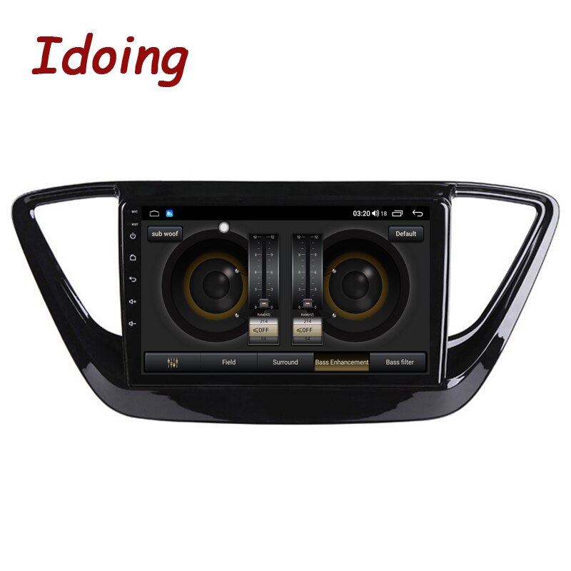 Idoing 9inch Car Radio Audio Player For Hyundai Solaris 2 Verna 2016-2020 GPS Navigation Carplay AndroidAuto Head Unit Plug And Play