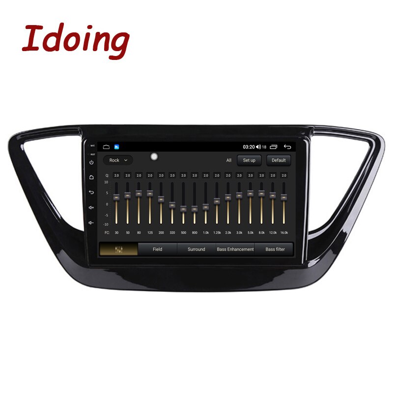 Idoing 9inch Car Radio Audio Player For Hyundai Solaris 2 Verna 2016-2020 GPS Navigation Carplay AndroidAuto Head Unit Plug And Play