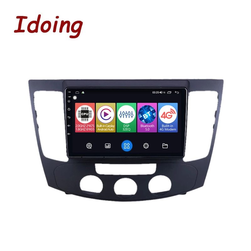 Idoing Car Intelligent System Android Radio Player For Hyundai Sonata NF 2008-2010 Stereo GPS Navigation Head Unit Plug And Play