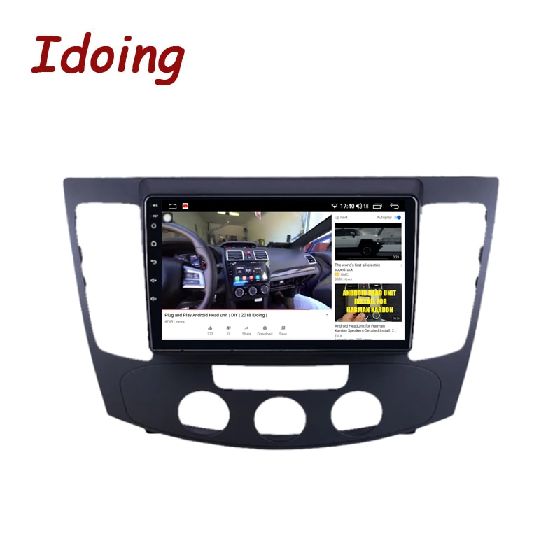 Idoing Car Intelligent System Android Radio Player For Hyundai Sonata NF 2008-2010 Stereo GPS Navigation Head Unit Plug And Play