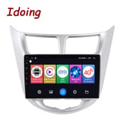 Idoing Car Intelligent System Radio Player For Solaris 1 2 Hyundai-Accent Verna 2010-2016 GPS Navigation Head Unit Plug And Play