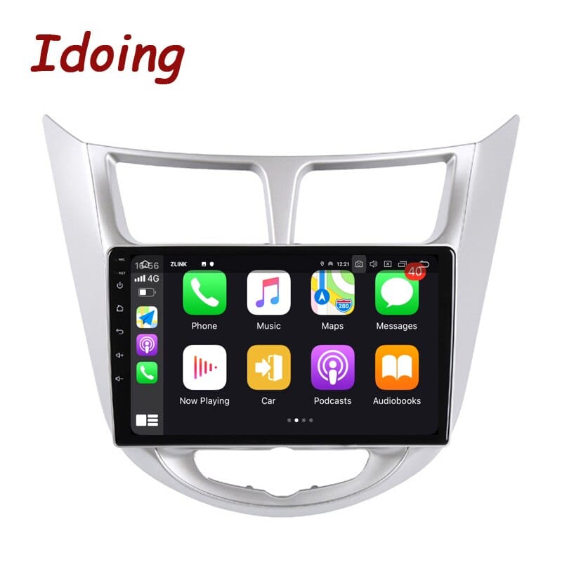Idoing Car Intelligent System Radio Player For Solaris 1 2 Hyundai-Accent Verna 2010-2016 GPS Navigation Head Unit Plug And Play