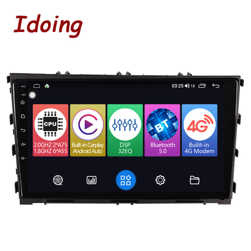 Idoing 10.2 inch Android Auto Carplay Radio Multimedia Player For Hyundai MISTRA 2012-2017 GPS Navigation Head Unit Plug And Play