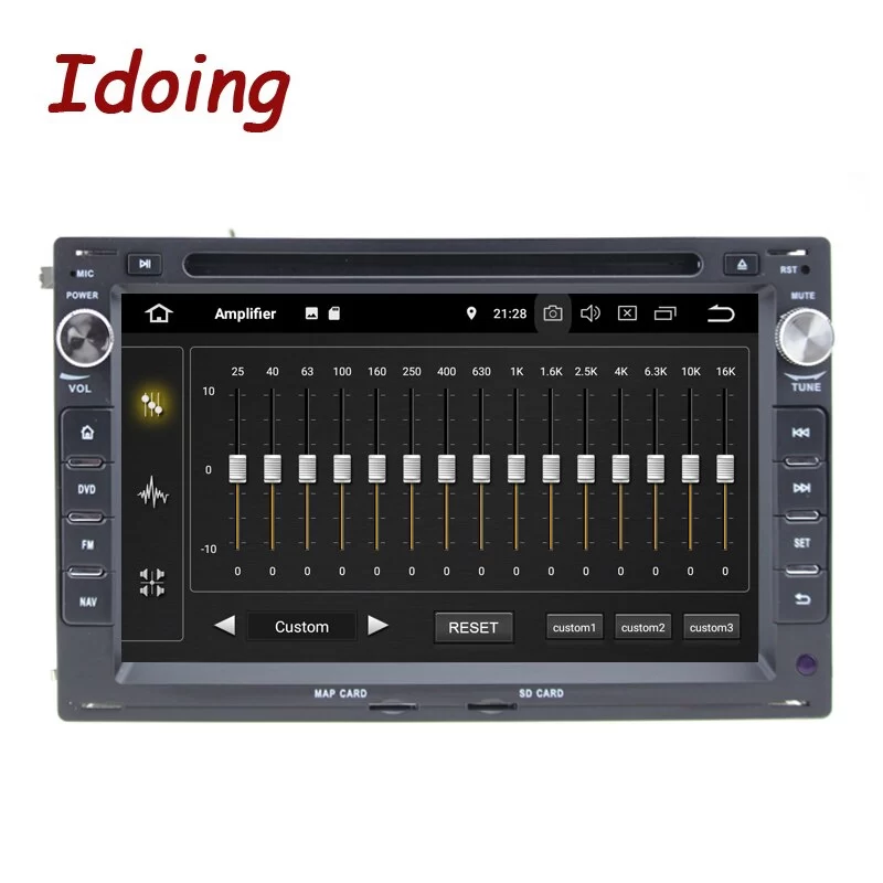 Idoing 7 inch 2 din Car Android 10 Radio Multimedia Player For VOLKSWAGEN polo/Passat/B6 PX6 4GB+64G Octa Core IPS GPS Navigation DVD