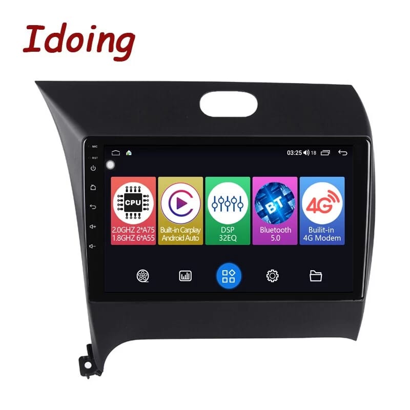 Idoing 9"Android Car Stereo Radio Player For KIA K2 Cerato 2 Forte 2012-2016 GPS Navigation Carplay Auto Head Unit Plug And Play