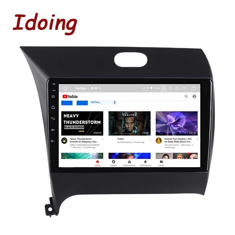 Idoing 9"Android Car Stereo Radio Player For KIA K2 Cerato 2 Forte 2012-2016 GPS Navigation Carplay Auto Head Unit Plug And Play