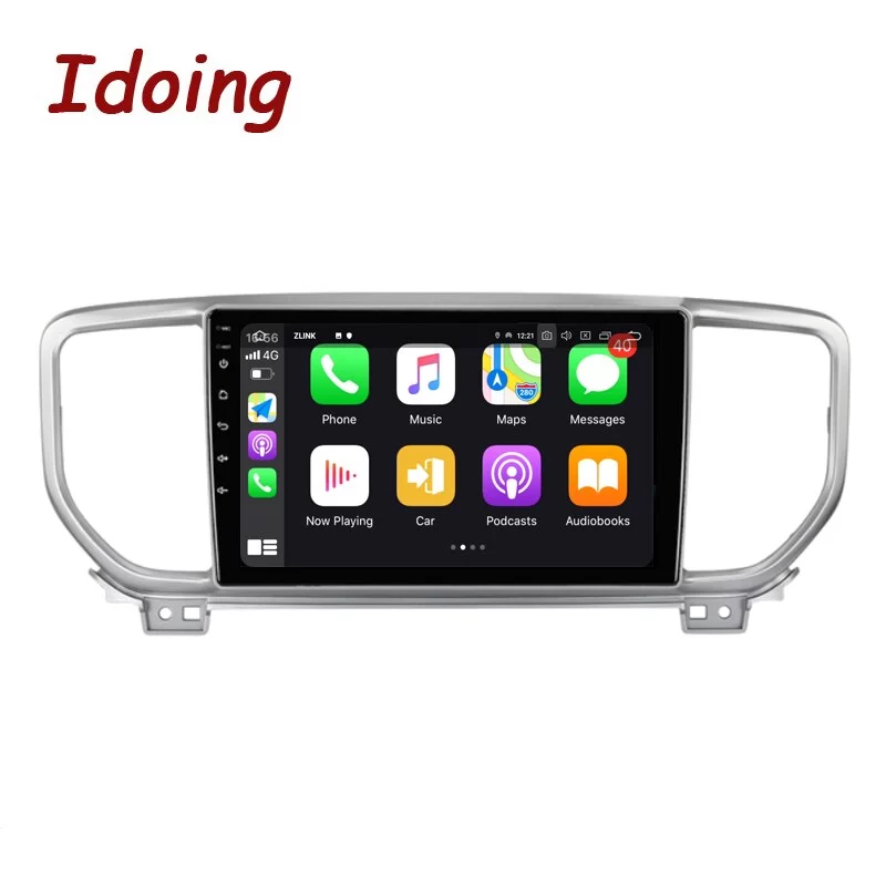 Idoing 9 inch Android Head Unit Plug And Play Car Audio Radio Player For Kia Sportage 4 QL KX5 2016-2019 GPS Navigation Carplay Auto
