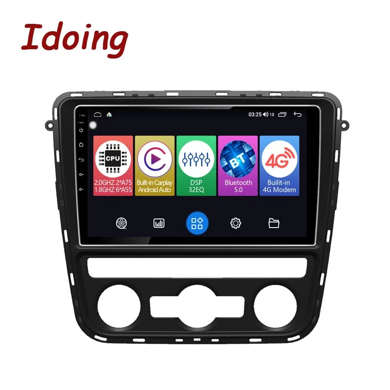 Idoing 9&quot;Car Android Auto Carplay Radio Video Player For VOLKSWAGEN Passat 2013 GPS Navigation GLONASS Head Unit Plug And Play
