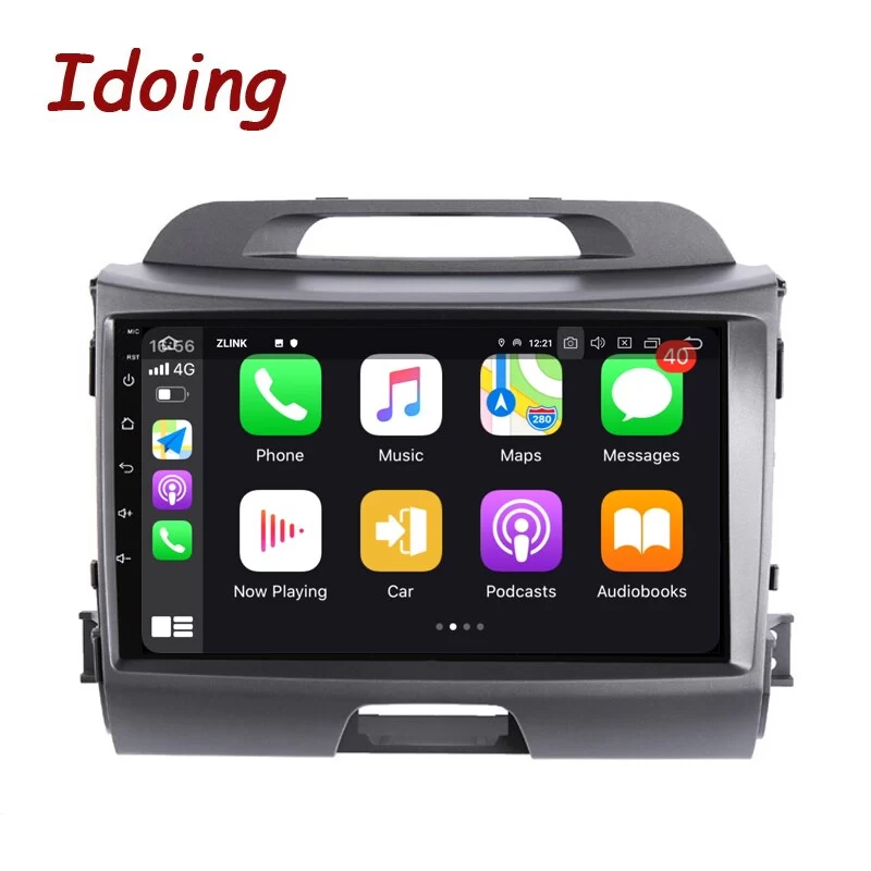 Idoing 9inch Car Audio Radio Player For Kia Sportage 3 SL R 2010-2016 GPS Navigation Carplay Android Auto Head Unit Plug And Play
