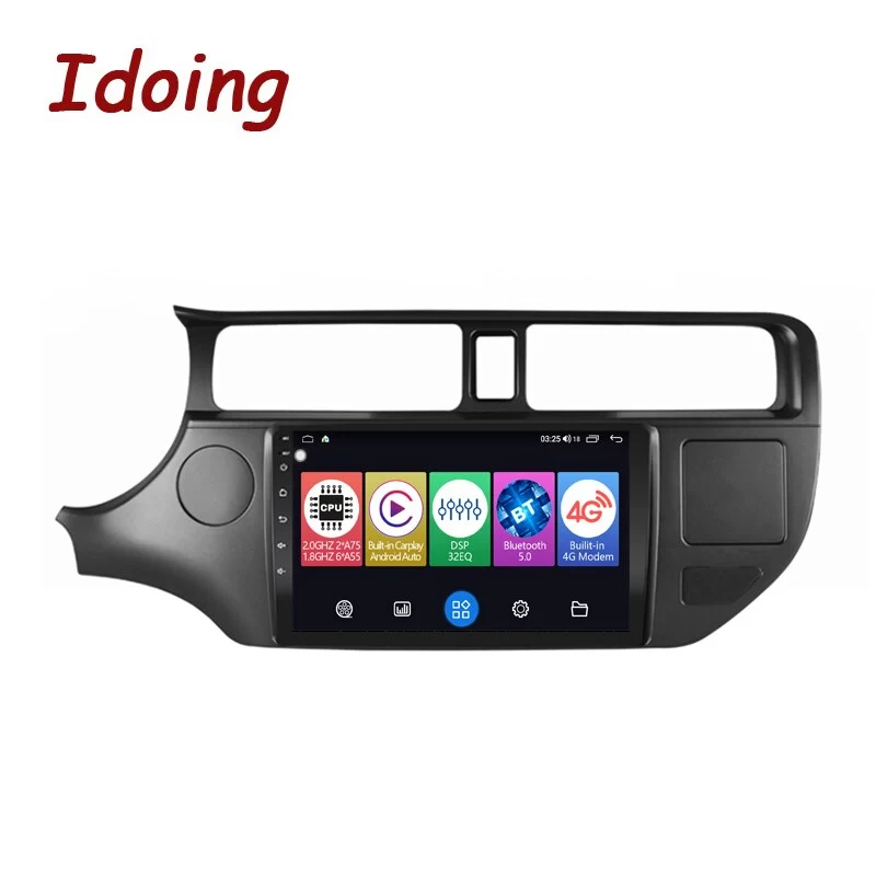 Idoing 9&quot;Car Video Intelligent System Player For Kia Kew Atsbek RIO K3 2011-2014 GPS Navigation Carplay Android Auto Head Unit