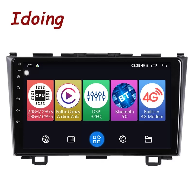 Idoing 9quot;Head Unit Plug And Play Navigation GPS For Honda-CRV-CR-V  RE 2006-2012 Car Audio Stereo Radio Multimedia Video Player