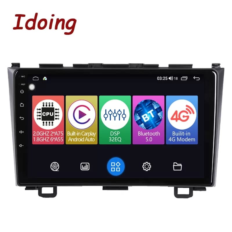 Idoing 9"Head Unit Plug And Play Navigation GPS For Honda-CRV-CR-V 3 RE 2006-2012 Car Audio Stereo Radio Multimedia Video Player