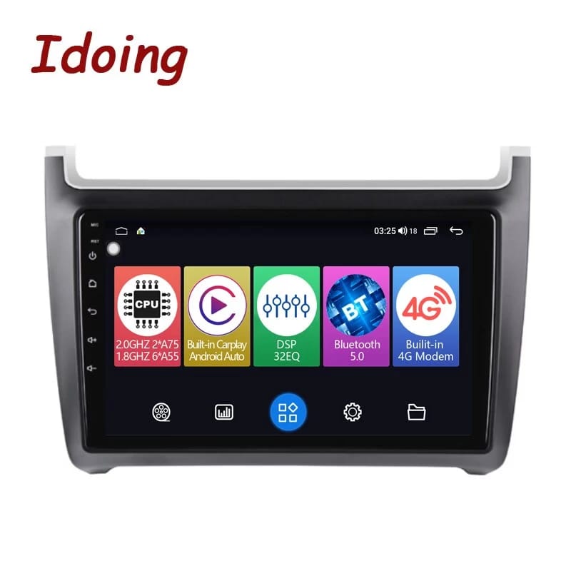 Idoing Android Car Radio GPS Multimedia Player For Volkswagen POLO sedan 2008-2015 Head Unit Stereo Intelligent Plug And Play
