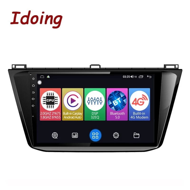 Idoing Car Android Radio Multimedia Player For VW Tiguan 2017 Built-in Carplay Android Auto GPS Navigation GLONASS Head Unit