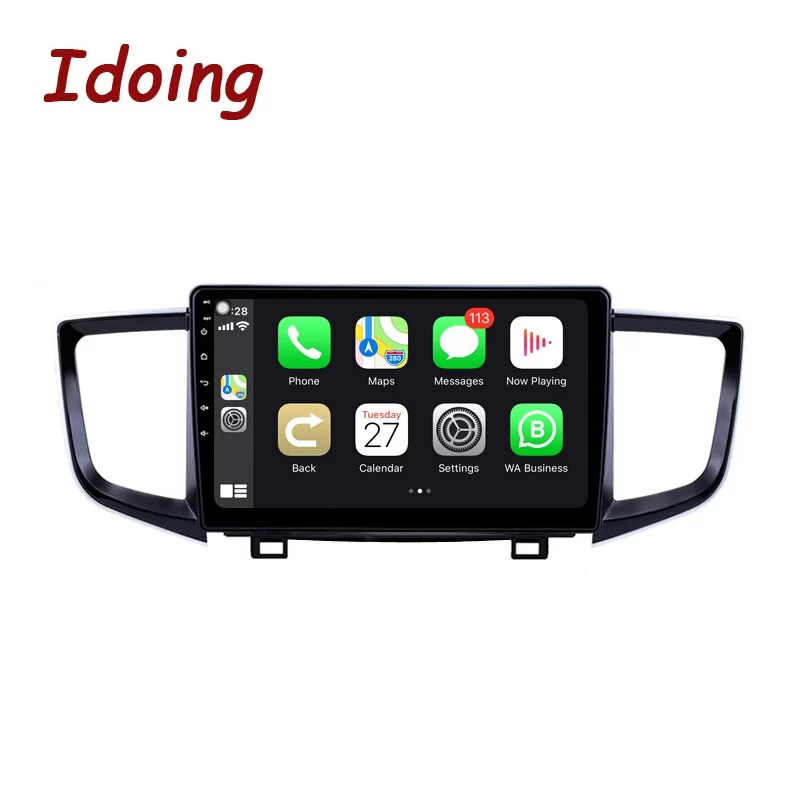 Idoing Car Intelligent System Radio Player GPS Navigation For Honda Pilot 2016-2018 Android Auto Carplay Head Unit Plug And Play