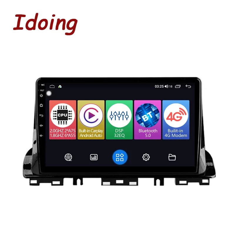 Idoing9&quot;Car Electronics Video Player Head Unit Plug And Play For Kia CERATO 4 Forte K3 2018-2020 KX7 Android Auto Carplay Stereo