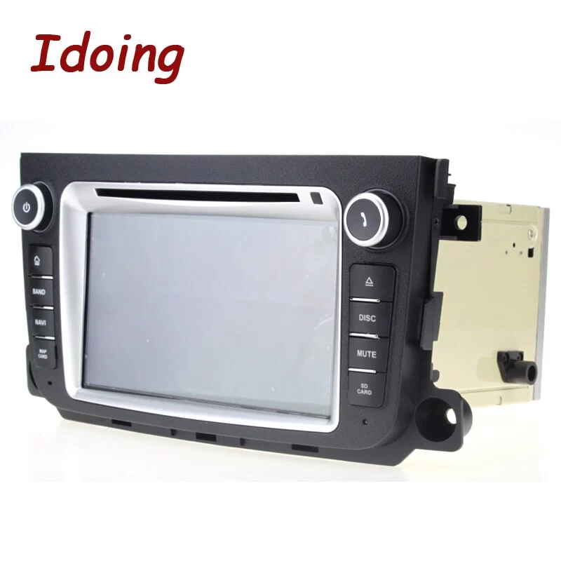 Idoing 7 inch 2din Car Intelligent System Radio GPS DVD Multimedia Player For Mercedes-Benz-Smart IPS Screen Navigation Head Unit