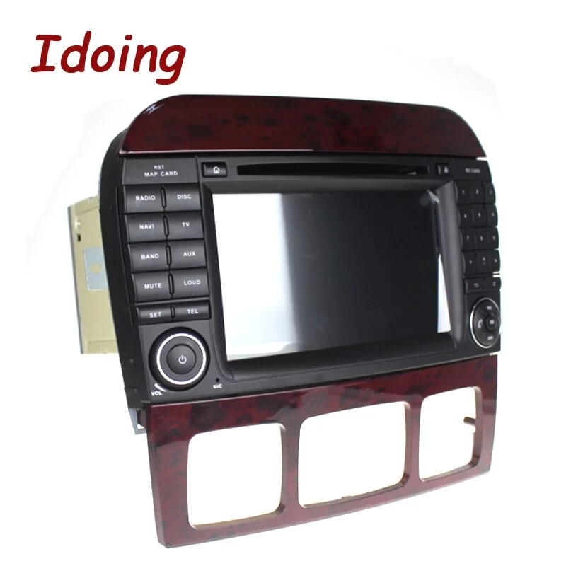 Idoing 7 inch PX6 64G 2din Andriod Auto Car Radios GPS DVD Multimedia Player For Mercedes-Benz-CL55 600 1998-2005 Navigation Head Uni
