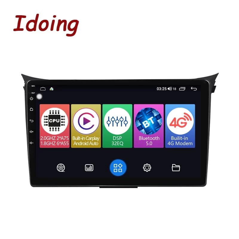 Idoing 9"Car Radio Multimedia Player For Hyundai i30 II 2 GD 2011-2017 GPS Navigation Head Unit Plug And Play Android Auto