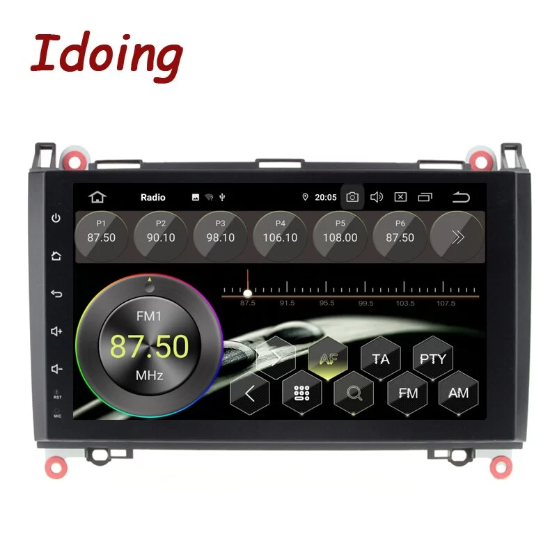 Idoing 9 inch 2Din Andriod10 Car Radio GPS DVD Multimedia Player 4G+64G For Mercedes Benz A Class&amp;B Class IPS Screen Navigation